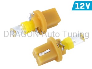 Żarówka VISION T5 BAX B8.5d 12V, żółta, wklęsła, 2 szt.