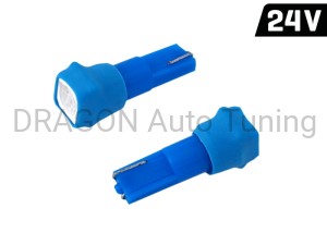 Żarówka VISION W1.2W (T5) 24V 1x SMD LED niebieska, 1 szt.