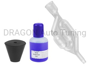 Tester szczelności uszczelki głowicy CO2 + płyn reakcyjny 50ml + adapter 25-55mm