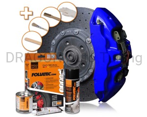 Lakier do zacisków hamulcowych - zestaw, niebieski RS - połysk