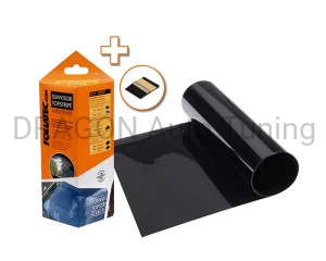 Folia przeciwsłoneczna jednolita 15x152cm - czarna