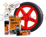 Folia w spreju zestaw 2x 400ml - czerwony błyszczący
