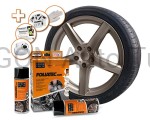 Folia w spreju zestaw 2x 400ml - brązowy metaliczny mat