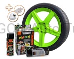 Folia w spreju zielony Neon 1x 400ml + 1x 400ml 