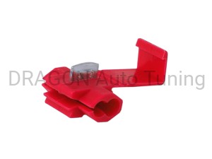 Szybkozłączki elektryczne, czerwone, 0,5-1mm kw, 22-18AWG, 10A max, 5 szt.
