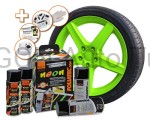 Folia w spreju zielony Neon 2x 400ml + 2x 400ml