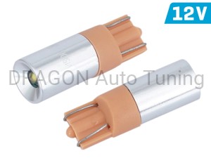  Żarówka VISION W5W (T10) 12V 1x 2323 SMD LED, aluminiowa oprawka, biała, 2 szt. 