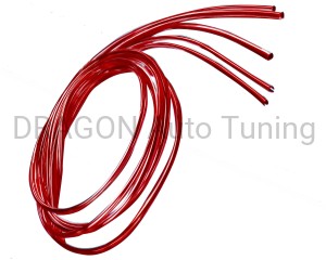 Listwa czerwona o profilu "U" 8mm