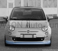Spoiler zderzaka przedniego (mały) Fiat 500 07-