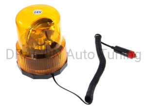 Lampa ostrzegawcza obrotowa 24V magnetyczna, pomarańczowa