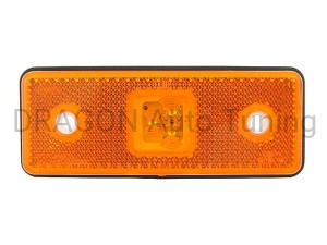 Lampa obrysowa LED wpuszczana, pomarańczowa, 12/24V