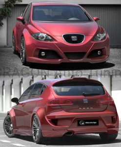 Zestaw stylizacyjny KONDOR Wide Seat Leon II 05-12