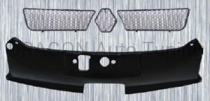 Grill w/o logo Renault Thalia - black