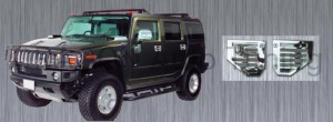 Fender's vent covers Hummer H2 06-