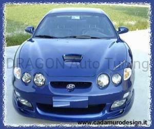 Zestaw MARANELLO do modyfikacji pokrywy silnika Hyundai Coupe 99-01