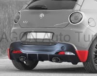 Spoiler zderzaka tylnego z dyfuzorem Alfa Romeo Mito