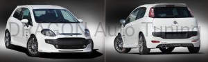 Listwy progowe Fiat Punto Evo 09-12
