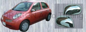 Door mirror covers Nissan Micra 04-