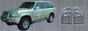 Taillamp frames Nissan Patrol 01-04