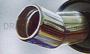 Sportowy tłumik Uniwersalny 20, 1x 80x60mm