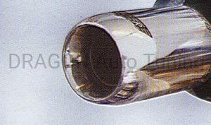 Sportowy tłumik Uniwersalny 40, 1x Ø76mm