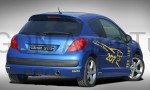 Spoiler dachowy Peugeot 207 06-
