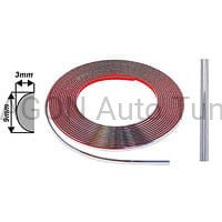 Listwa chrom 9mm, 8m