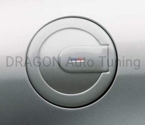 Fuel cap cover Skoda Fabia - silver