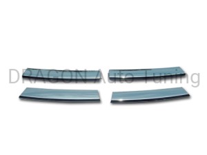 Grill ribs for original grill from polished stainless steel VW Golf 4, IV