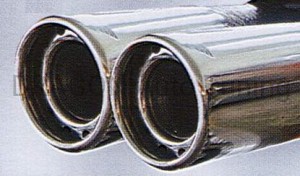 Sportowy tłumik Uniwersalny 26, 2x Ø90mm