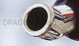 Sportowy tłumik Uniwersalny 54, 1x Ø76mm