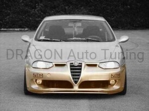 Zderzak przedni z płetwą z karbonu Alfa Romeo 156 -06/2003