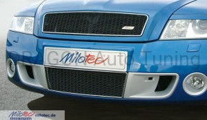 Frontgrill w/o logo Skoda Octavia II stainless steel