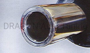 Sportowy tłumik Uniwersalny 64, 1x Ø100mm