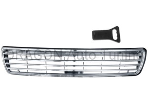 Grill w/o logo Audi 80 (B4) 91-94 - chrome
