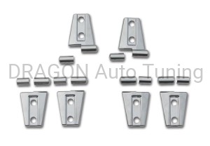 Hood & door hinge covers Jeep Wrangler 2d 07-