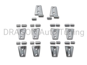 Hood & door hinge covers Jeep Wrangler 4d 07-