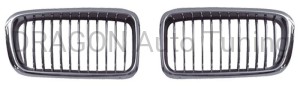 Grill BMW E38 99- - chrome
