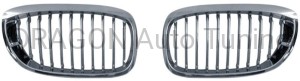 Grill BMW E46 2d 02- - chrome