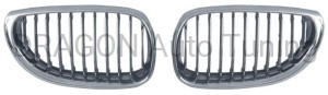Grill BMW E60 04- - chrome