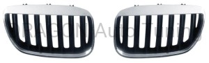 Grill BMW X5 04- - chrome