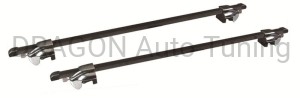 Aero Basic universal aluminium roof rack 135cm locked with key