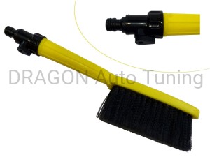 Brush for washing with the adapter to the hose