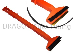 Scraper to glasses long