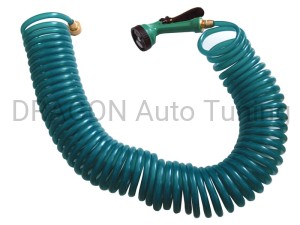 Water gun + coiled hose