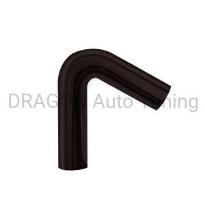 Air inlet elbow - aluminium 60°, Ø70mm - black