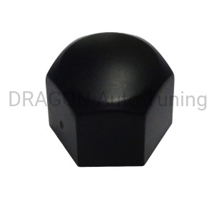 Cover of wheel screw 17mm  - black matt