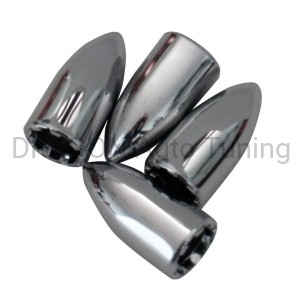 Plastic cap for the the valve end - chrome