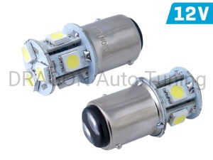 Żarówki VISION P21W BA15s 12V 8x 5050 SMD LED, biała, 20 szt.