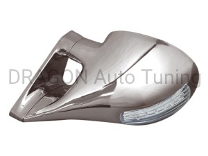 M3 universal electric mirrors equipped with sidemarkers - chrom